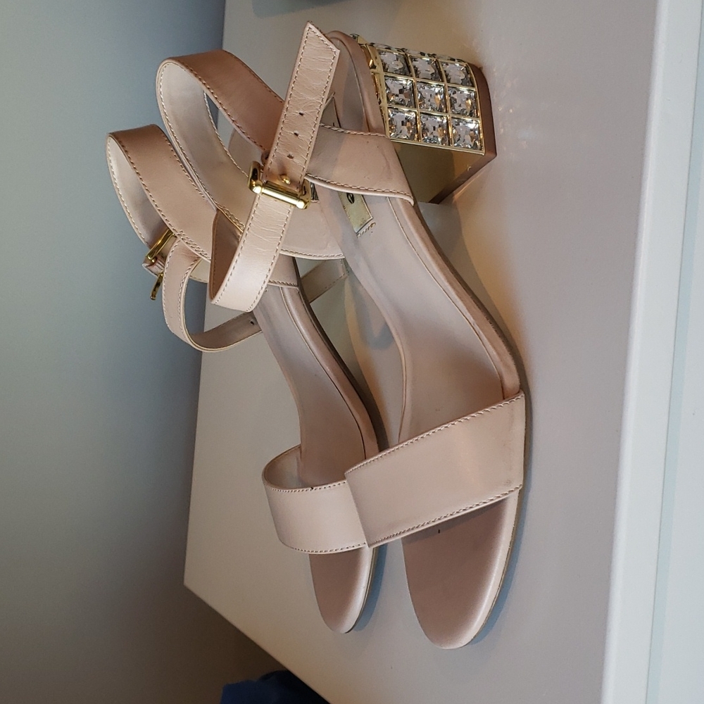 Dune London rhinestone heel sandals